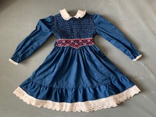 Vintage Polly Flinders Blue Dress Size 6