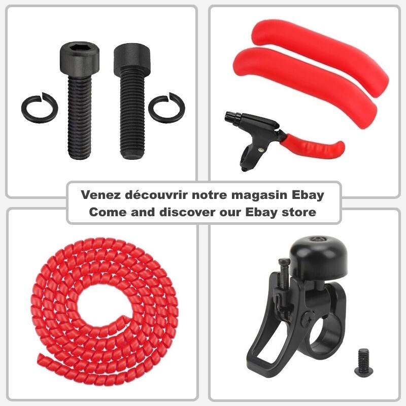 Crochet De Verrouillage Trottinette Xiaomi – Goupille Aluminium Noir, Pièce Détachée Compatible