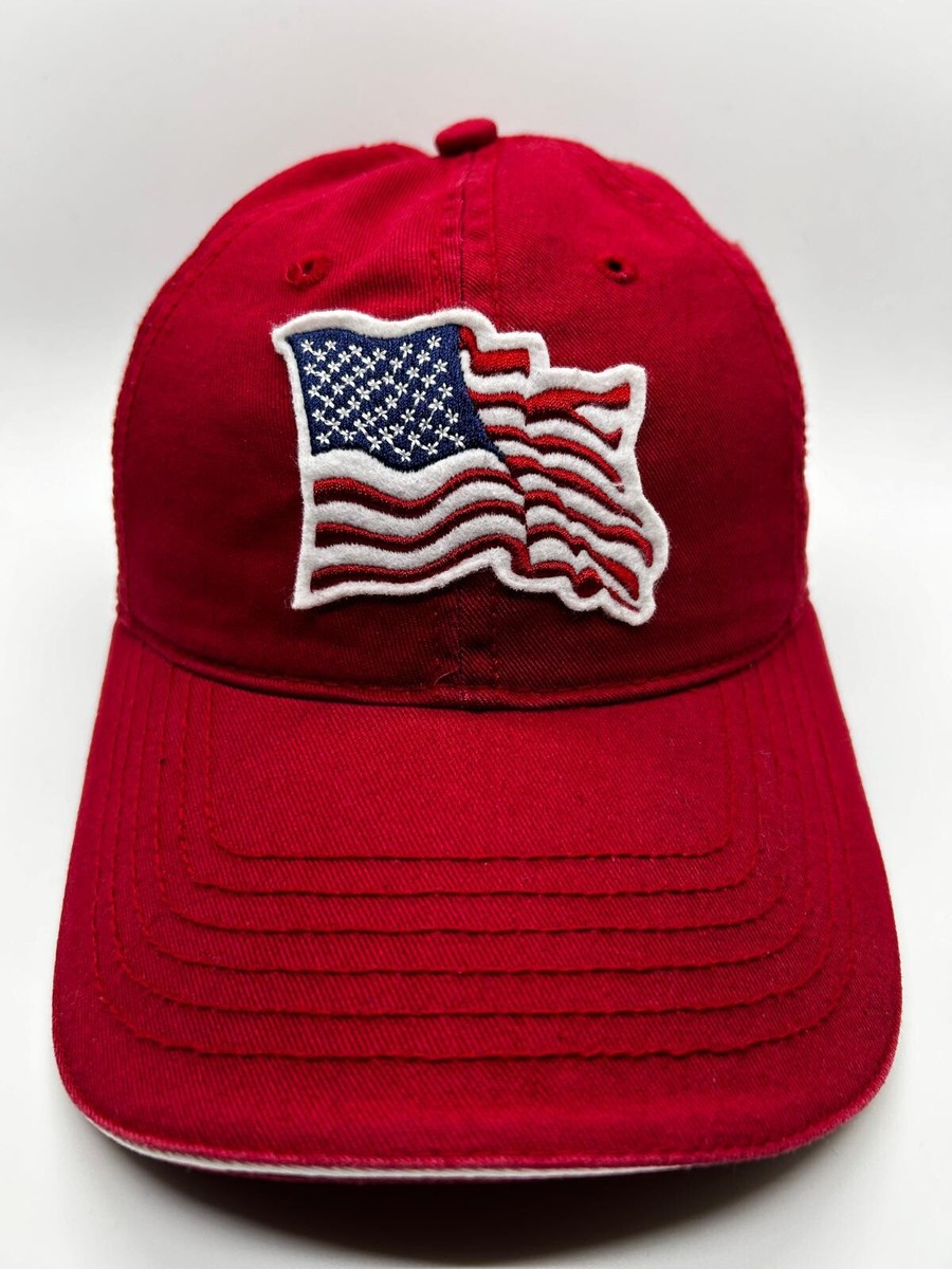 Adjustable Snapback Baseball Cap with USA Flag Patch YYV USA Embroidered Baseball Cap Flag Patch Adjustable  main image 2