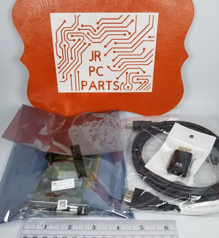 New AMD HD 7470 1GB DVI DisplayPort SFF HDMI Cable Windows 10 Video card - Image 2 of 4