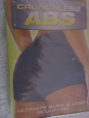 Crunchless ABS: Ultimate Buns & Legs Sculpting DVD (2008, Savvier) FREE SHIPPING