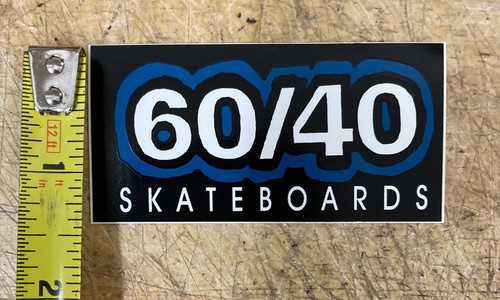 60/40 SKATEBOARDS Skateboard Sticker decal Mark GONZALES 6040 - Picture 3 of 4