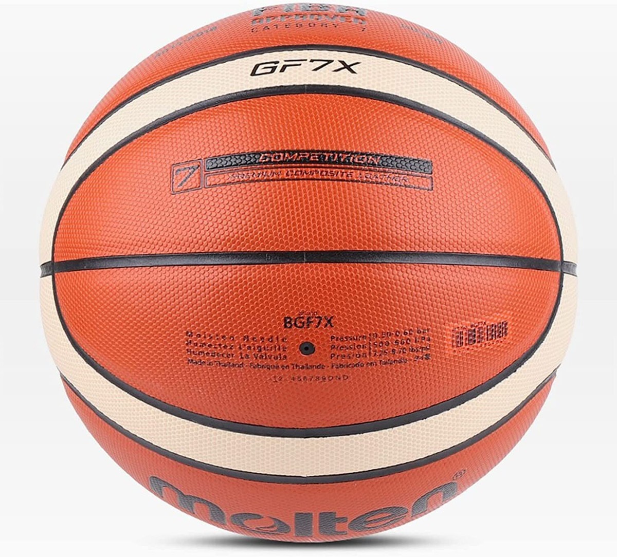 Molten GF7X #7 Basketball Official Competition Basketball