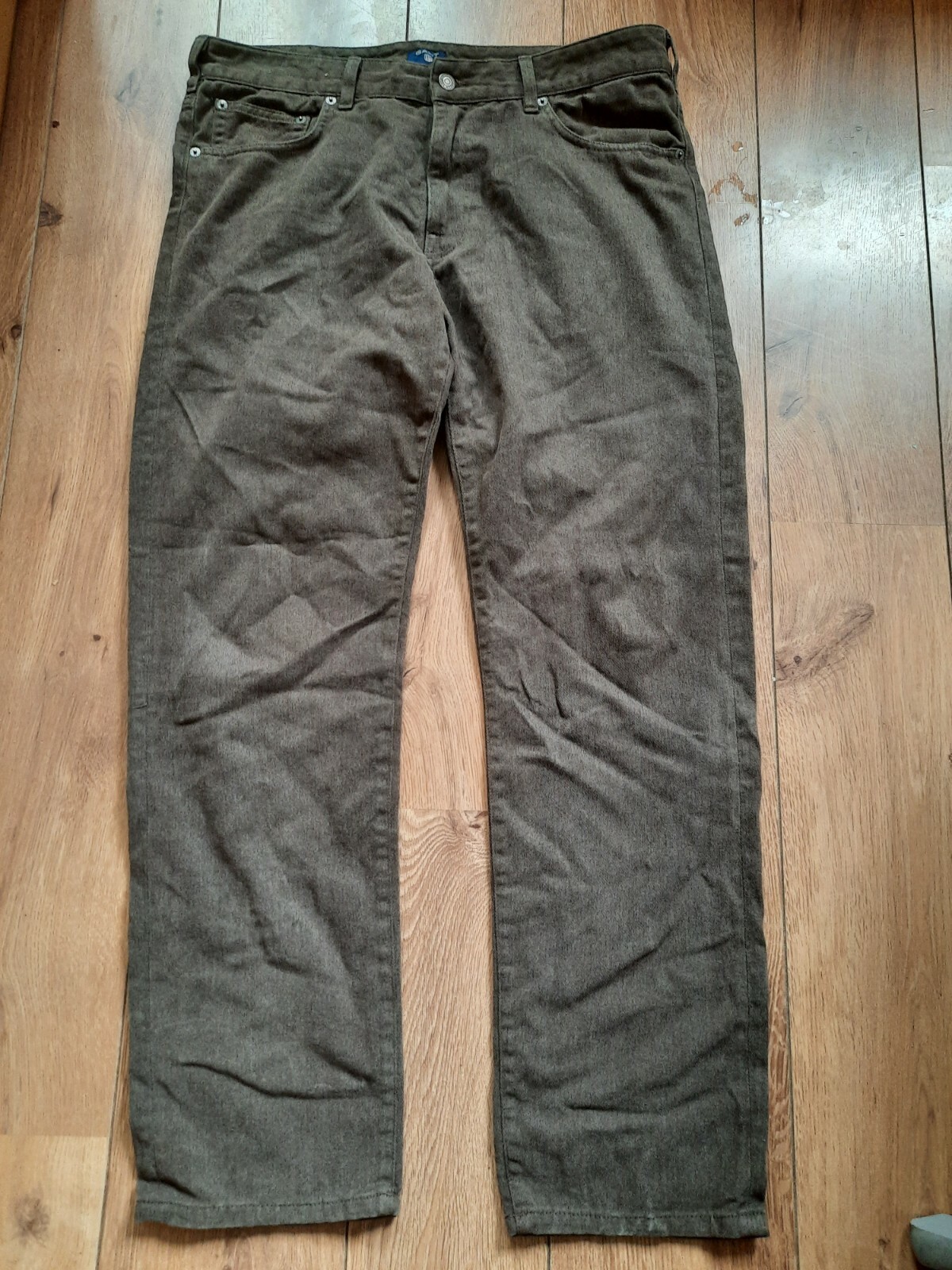 GANT REGULAR STRAIGHT MID BROWN MOLESKIN JEANS W36" L32" VGC eBay