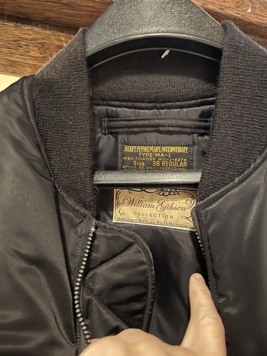 NWT Buzz Rickson's William Gibson MA-1 Flight Jacket BR14965 NWT Buzz Rickson's William Gibson MA-1 Flight Jacket BR14965