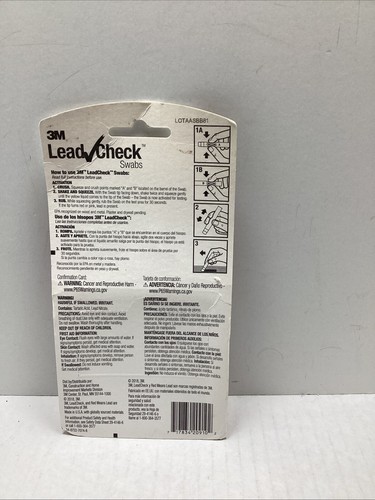 3m Lead Check Swabs Test Kit - EPA Recognized - Picture 2 of 2