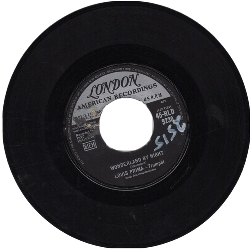 Louis Prima – Wonderland By Night 1960 London UK Jazz Swing VG Plays Perfectly - Picture 2 of 2