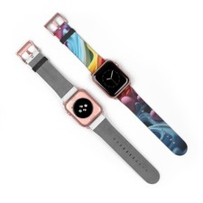 Colorful Fractal Form Watch Band