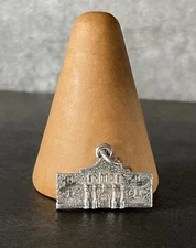 Retired James Avery Alamo Charm - Sterling Silver 2.1 Grams (Cut Ring)