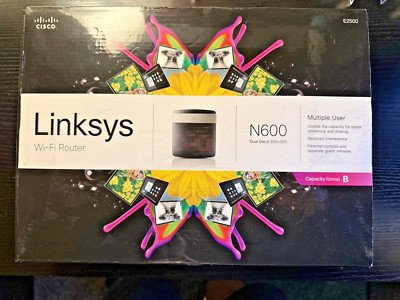 Linksys E2500 Advanced Simultaneous Dual-Band N600 Router Wireless-N Wi-Fi