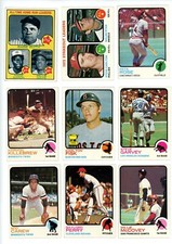 1973 Topps Partial Baseball Set 611 of 660 High Grade Mays Bench Clemente Munson