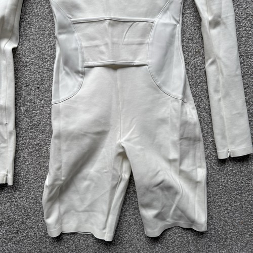 Maniere De Voir Pleated Playsuit Off White Size UK 6 - New - One Small Hole* - Picture 5 of 11