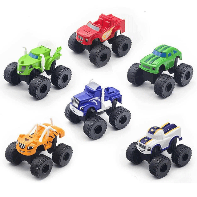 toy plastic trucks