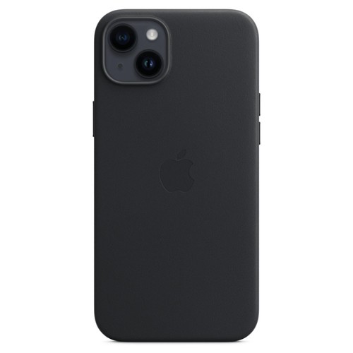 Original MPP93ZM/A iPhone 14 Plus Apple Midnight Black Leather Case MagSafe Noir - Zdjęcie 1 z 1