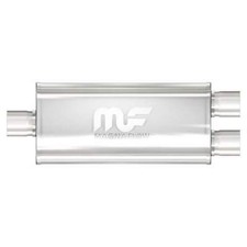 Magnaflow 5x8 Oval Straight Muffler Ss 3 Inlet 2.5outlet 14 Body 12198 Magnaflow 5x8 Oval Straight Muffler Ss 3 Inlet 2.5outlet 14 Body 12198
