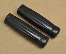 Vintage Flex Grip Bike Grips 5" Black 1" NOS Bicycle Hungerford Flex-grip