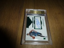 2015 Panin Flawless Karl Anthony Towns RC AUTO 10 Premium Ink Emerald /5 BGS 9.5