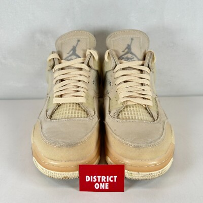 Off White x Wmns Air Jordan 4 Retro SP Sail - Size 8.5 W / 7 Off White x Wmns Air Jordan 4 Retro SP Sail - Size 8.5 W / 7