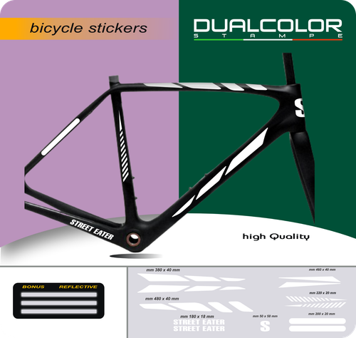 SET Adesivi Telaio bici MTB STICKERS BDC Protezione Bicicletta Pellicola B0168 - Foto 29 di 35