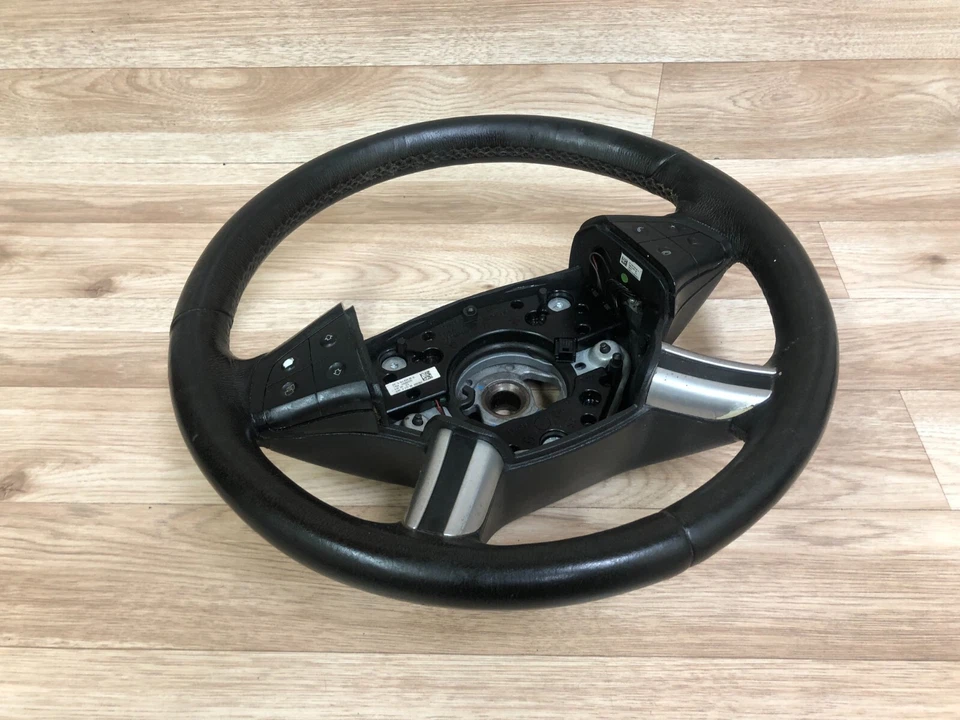 MERCEDES BENZ W164 W251 R350 GL450 ML350 OEM FRONT LEATHER STEERING WHEEL 2 - Image 2 of 4