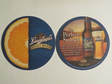Bier Verbindung Untersetzer ~ 2007 LEINENKUGEL'S Sunset Weizen ~ Chippewa Falls