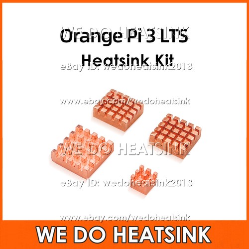 4Pcs DIY All Copper Cooler Heatsink Set Cooler For Orange Pi 3 LTS