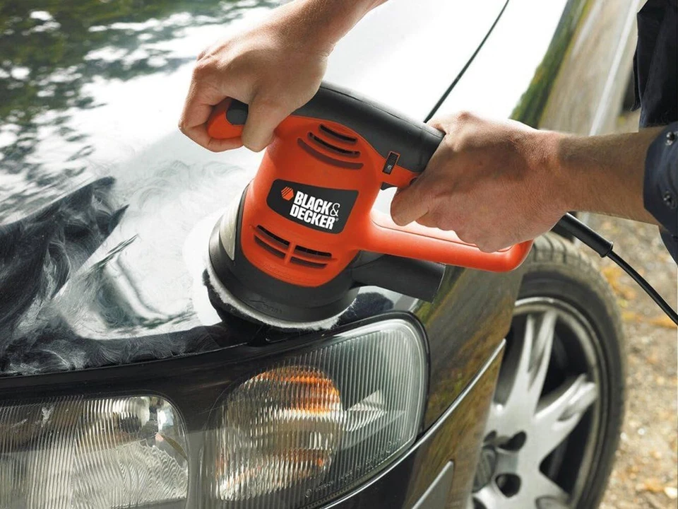 Black+Decker Levigatrice Rotorbitale 480W 125mm Valigetta 3 Accessori KA191EK-QS - Immagine 4 di 4