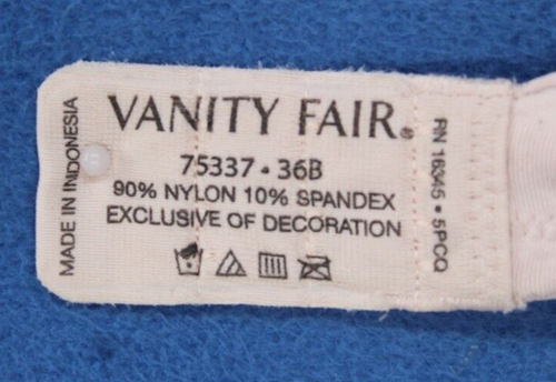 Vanity Fair Jessica Simpson Warners Lined T-shirt Bra Lot Size 36B #E8546 - Picture 15 of 15