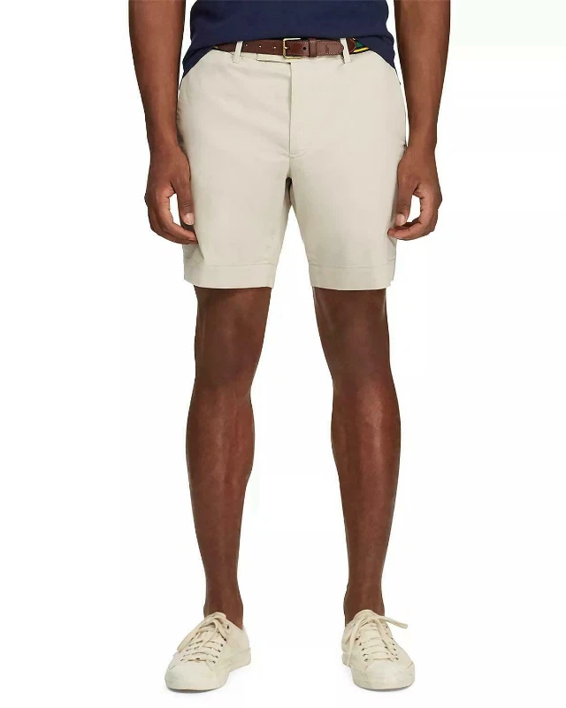 Polo Ralph Lauren Mens Stretch Straight Fit Chino Shorts in Beige Size 34