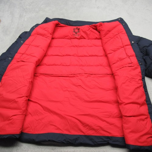 Obermeyer Explorer Down Shirt Jacket Mens Large Blue Waterproof Puffer $249 NEW - Picture 9 of 15