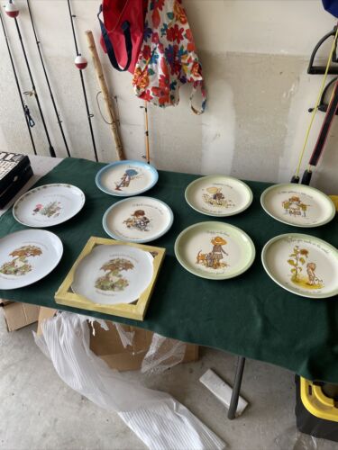 9 Pc Lot Vintage Holly Hobbie  Collector's Edition 10" Dinner Plates Gigi - Picture 1 of 22