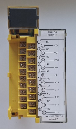 Fanuc A03B-0819-C052 analog output module ADA02A. - Picture 3 of 11