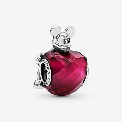 Authentic Pandora 797168 Disney Mickey Mouse & Heart Bead Silver 925 ALE  Charm | eBay