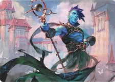 MTG Dominaria United Art Series Haughty Djinn 15/81