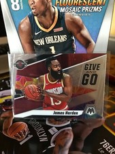2019-20 Panini Mosaic Basketball James Harden #6 Give and Go Insert
