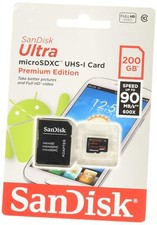 SanDisk 200GB Ultra Micro SDXC Card Class 10 for Android Full HD Video