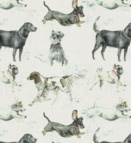 Voyage Maison Fabric Footstool Pouffe Floral Stags Dogs Nursery Hermione Pink - Picture 13 of 53