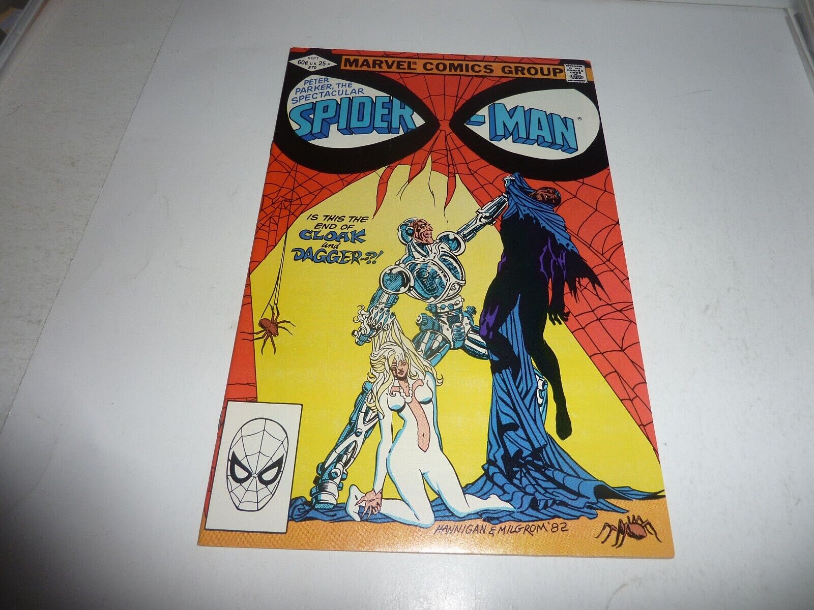 SPECTACULAR SPIDER-MAN #70 Marvel Comics 1982 3rd App. CLOAK AND DAGGER NM- 9.2