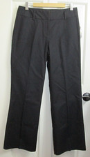 NWT Dana Buchman Black Dress Pant Women Size 12 33x31 Stretch Signature 57-28188
