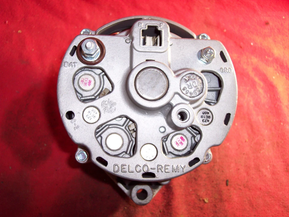 1100700 ALTERNADOR DELCO 1969 PONTIAC CON AIRE ACONDICIONADO 55 AMP 9E29 GTO, GRAN PREMIO, FIREBIRD Foto 4 de 4