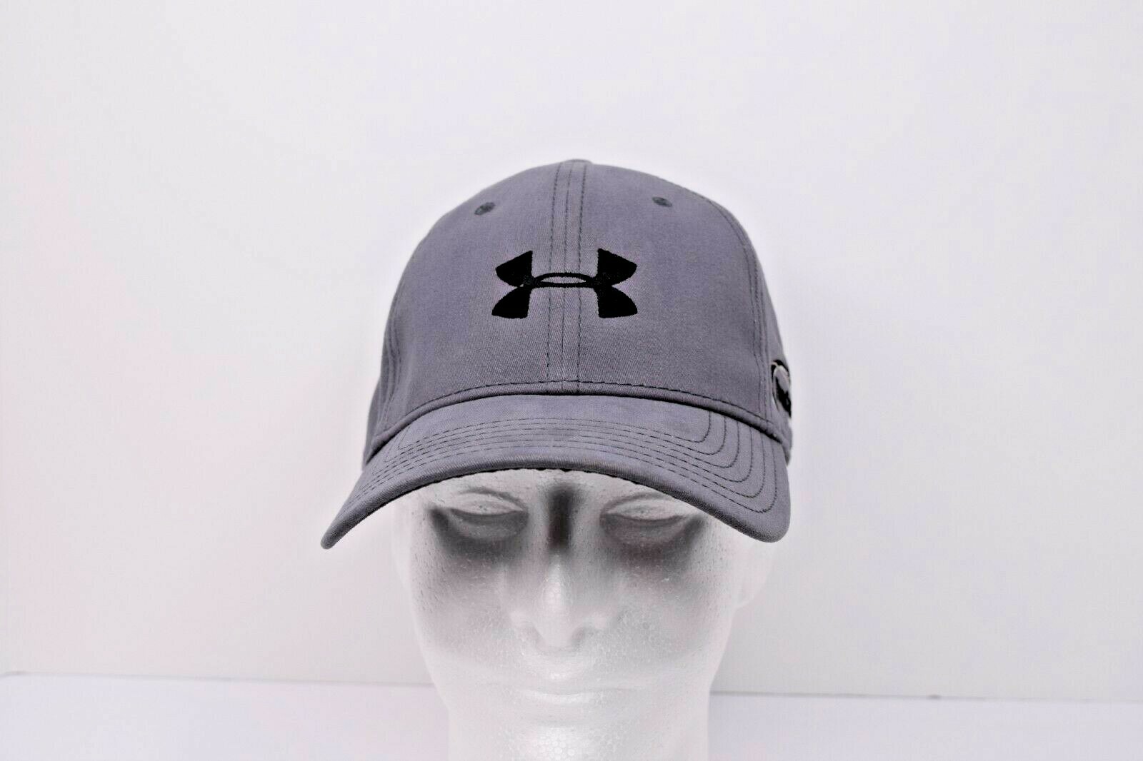 Under Armor Grey Baseball Hat/Cap Adjustable Truc… - image 1