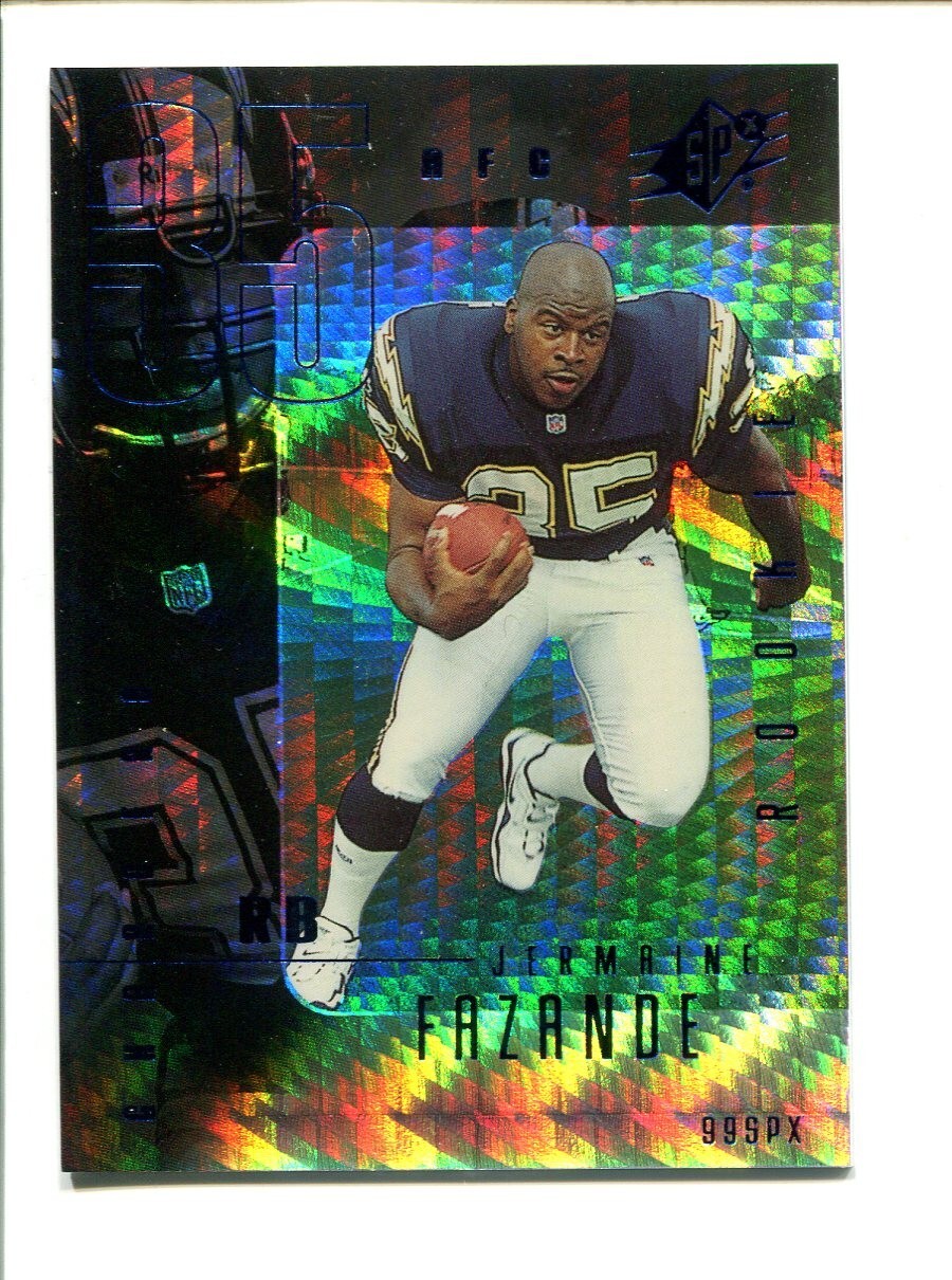 1999 Upper Deck SPx Jermaine Fazande #98  Radiance 070/100