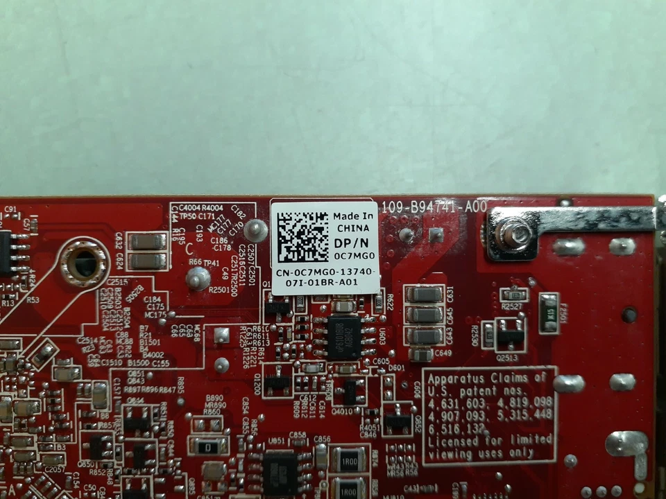 (2) Dell ATI Radeon HD4550 512MB DVI Graphics Video Card 0C7MG0 C7MG0 - Image 4 of 4