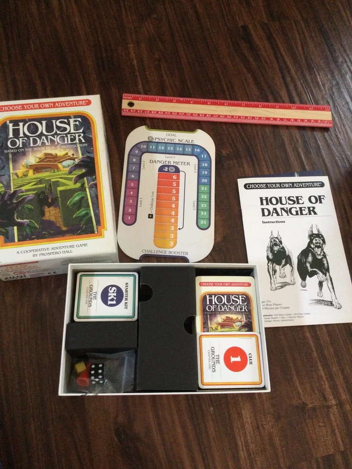 Choose Your Own Adventure Board Game House of Danger 2018 Excellent Sealed Cards - Image 3 of 3