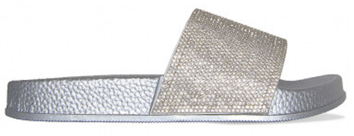 silver sparkle sliders
