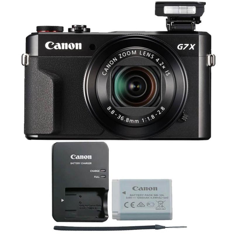 Canon PowerShot G7 X Mark II Digital Camera Black with Extra