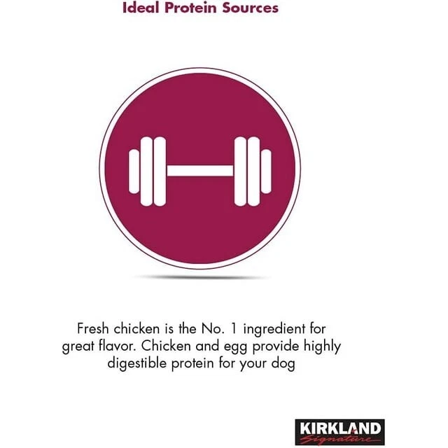 Kirkland Signature Adult Formula Hundefutter Huhn, Reis und Gemüse 40 Pfund - Bild 3 von 4