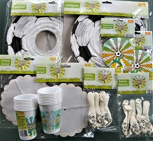 Xl Set 42 Tlg Fussball Party Deko Geburtstag Girlande Lampion