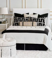 Eastern Accents Dominique Luxury Hand Tacked Comforter Set