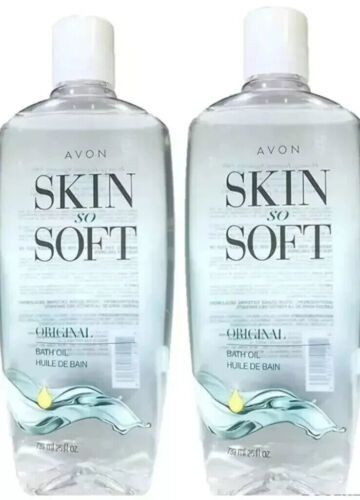 2 Avon Skin So Soft Bonus-Size (25 Oz each) Original Bath Oil - Picture 2 of 5